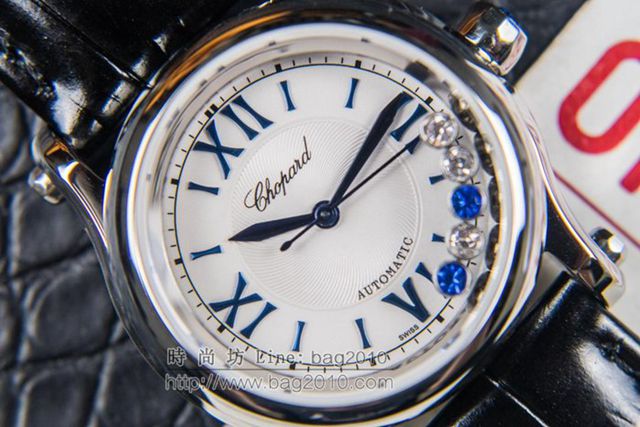 Chopard手錶 蕭邦Happy Sport腕表 五珠天然貝殼面 蕭邦自動機械女表 蕭邦高端女士腕表  hds1607